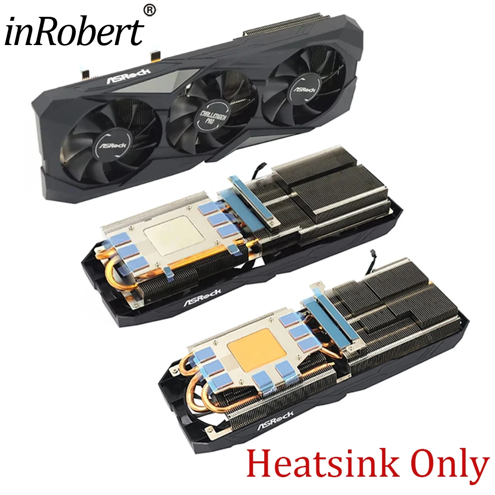 

Heatsink Cooler Fan Replacement For ASROCK AMD Radeon RX 5600 XT RX5700 XT CHALLENGER PRO Graphics Card Cooling