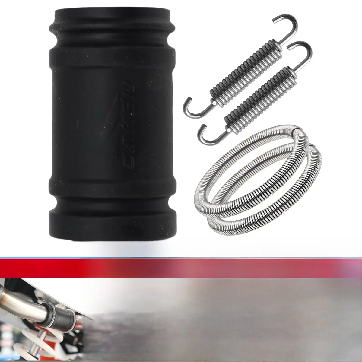 Bague d'étanchéité de tuyau d'échappement de tuyau d'accès, kit d'accouplement à ressort pour KTM SX XC EXC XCW TPi TC TE i TX TX-i EX EC MC 250 300 17-23