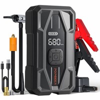 POPDEER PD-JA5 5000A Jump Starter w/150PSI Air Compressor & 37Wh Power Bank (PD30W QC) - 10L Gas/8L Diesel