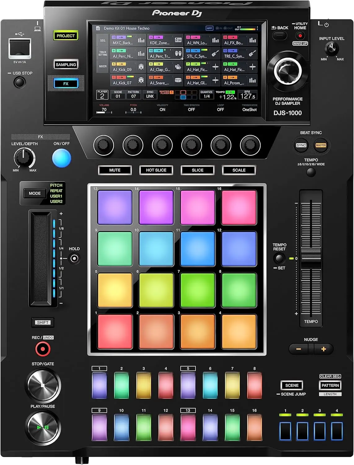 

NEW DISCOUNT DJ DJS-1000 Standalone DJ Sampler With 16-step Sequencer