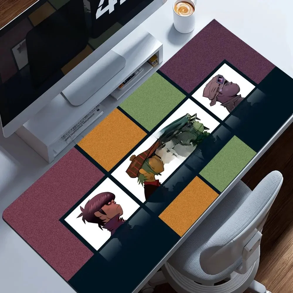 Rock Gorillaz Demon Days tapis de souris accessoires de jeu protecteur bureau ordinateur portable Gamer armoire antidérapante