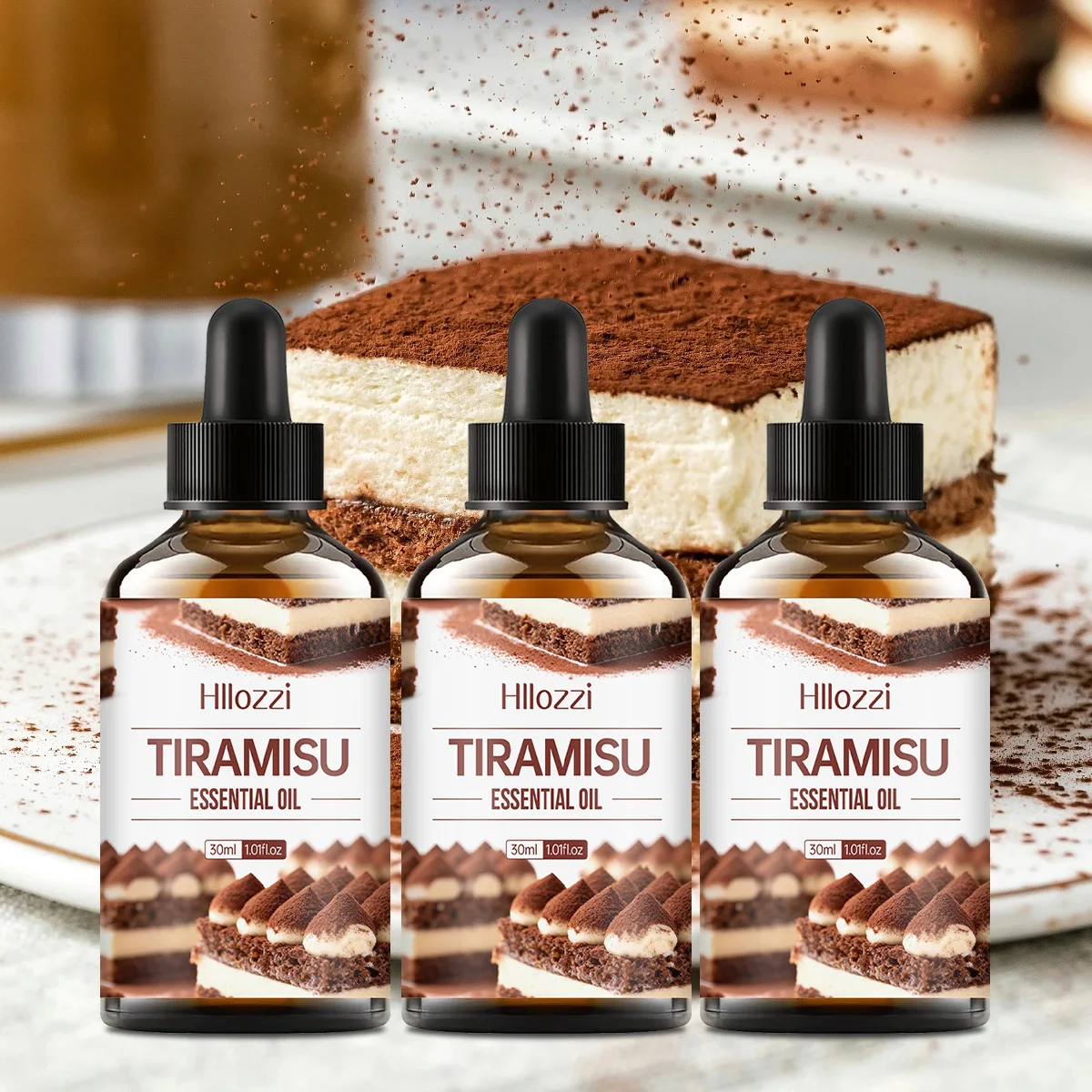 زيت تيراميسو العطري، ذو رائحة حلوة وجذابة، هو زيت أساسي متعدد الاستخدامات مناسب لتدليك الجسم والرائحة.