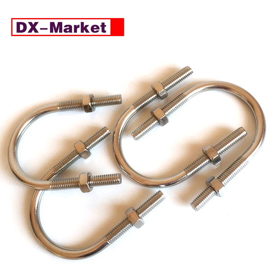 Morsetto tipo U in acciaio inossidabile 304 M8, 22 mm-57 mm, C017