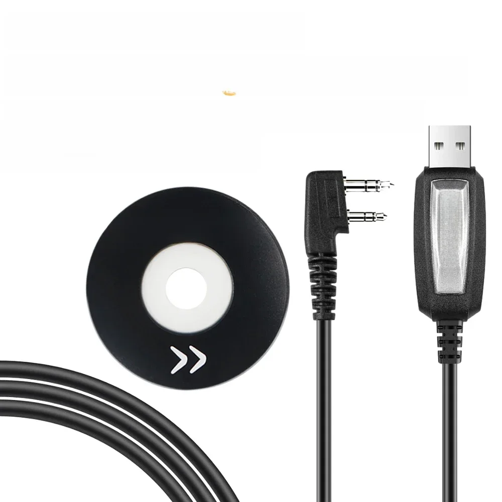 Kabel USB do programowania kabel z CD dla UV-5R BaoFeng UV-82 BF-888S UV-S9 PLUS UV-13 16 17 21 Pro UV-K5 5R Plus Radio Walkie Talkie — zdjęcie 2