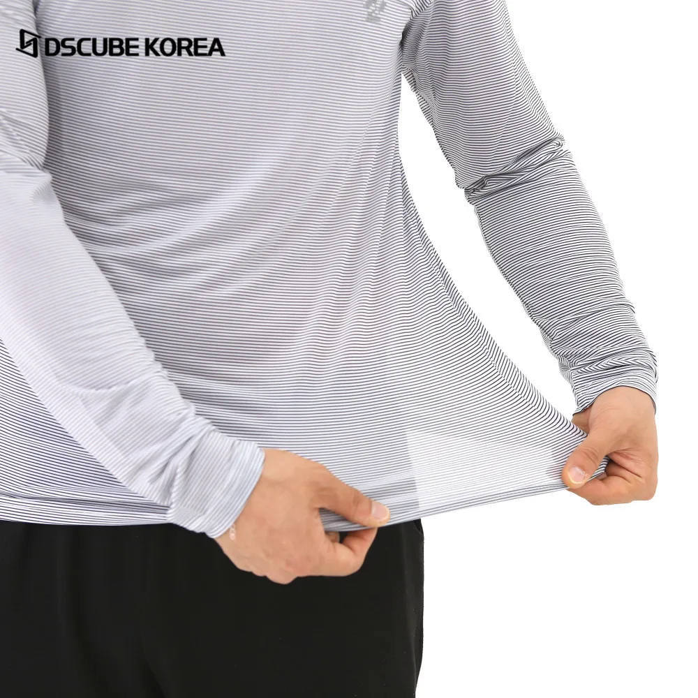 [Do Honey] Four Seasons summer sun-blocking golf exercise mountain climbing cool functional men's innerround spray long sleeve tee shirt