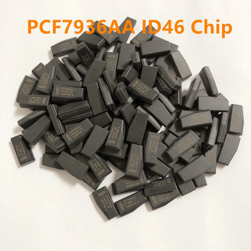 

10/20/30/50/100pcs Original ID46 PCF7936AA Update of PCF7936AS Car Key Transponder Chip Carbon Auto Chip Locksmith Tool pcf 7936