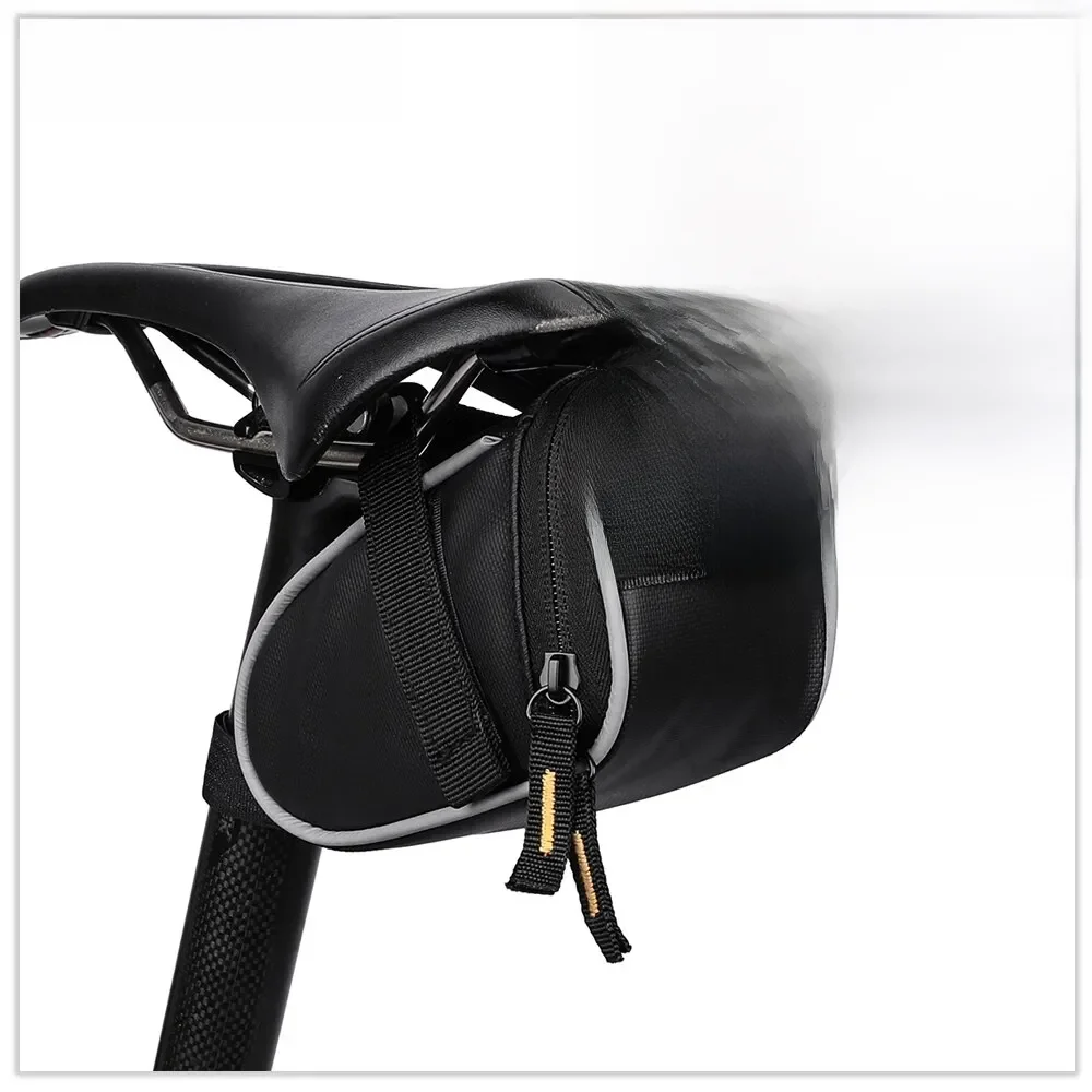 AliExpress Rhinowalk Bike Saddle Bag 0.8L Small Waterproof Storage Black Tail Rear Pack Accessory Kit Tool