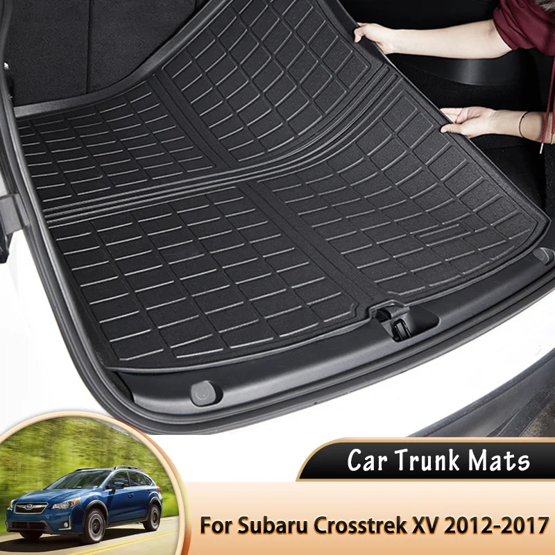 

Коврик для багажника для Subaru XV Crosstrek GP 2012 ~ 2017 2014 2015 2016