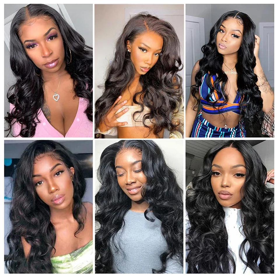 Perruque Body Wave U-Part Malaisienne Remy, Cheveux Vierges, Densité 100%, Pas Cher, 180%, Vente en Gros, pour Femme Noire