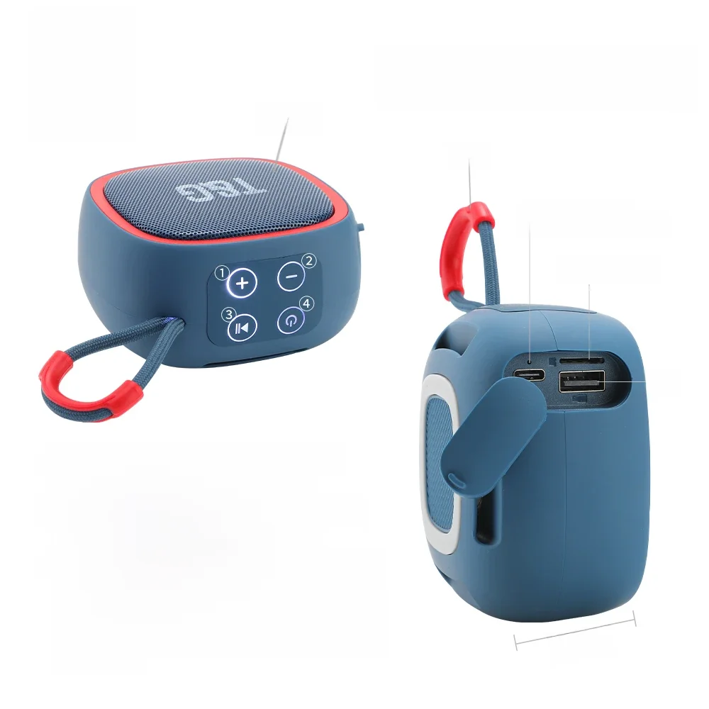 Original TG659 Mini Bluetooth Lautsprecher HIFI Lautsprecher Unterstützung TF Karte Radio Mini