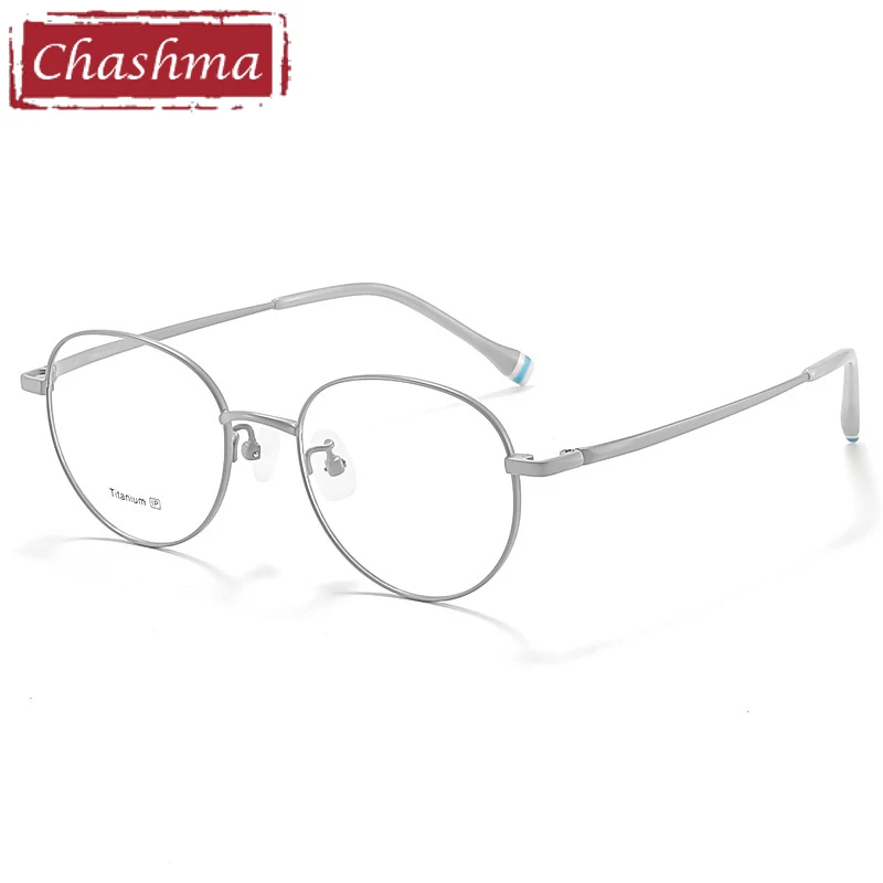 

Chashma Prescription Glasses Kids Titanium Round Eyeglasses Frames Light Flexible Optical Eyewear Recipe Lenses Teens Spectacles