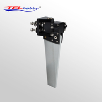 TFL 155mm CNC Alum. Big Rudder 502B75 for Brushless Electric Boat Gas Boat Catamaran CAT 1.2M RC Boat Accessories