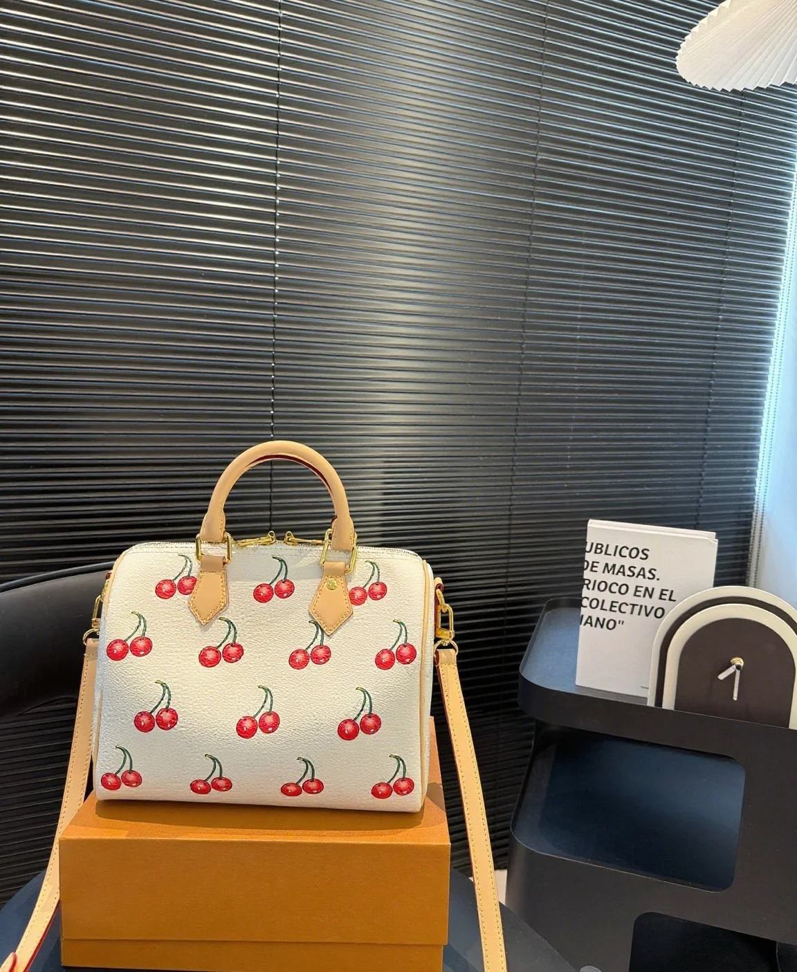 

2025 New and Fashionable Cherry Pillow High-quality and Multifunctional Accessory Handheld Crossbody Printed Bag ZXM008
