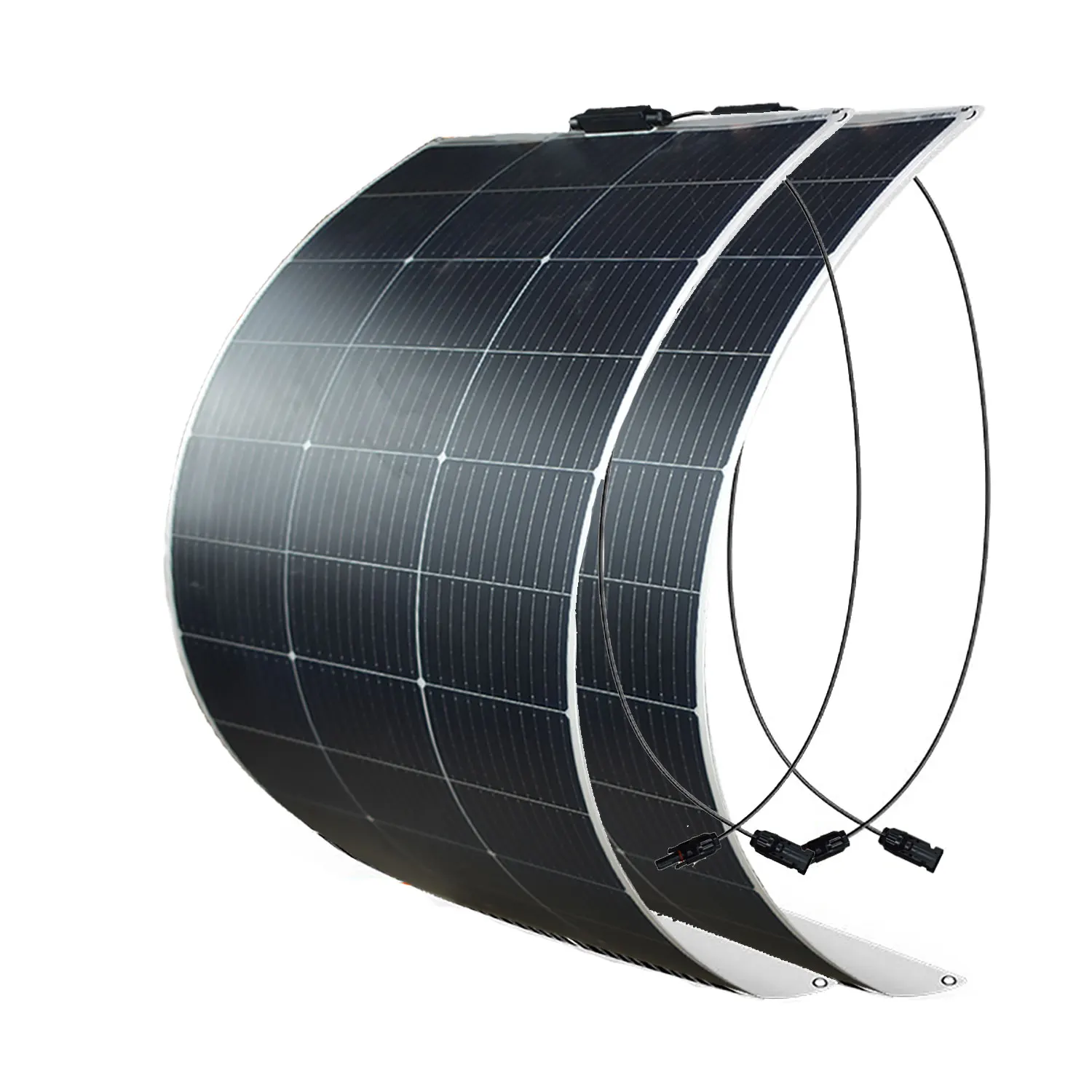 125W 18V Flexibles Solarpanel mit Monokristalliner Solarzelle, Wasserdicht & Leichtgewichtig für 12V Batterieladegerät, Wohnmobil, Boot, Camping