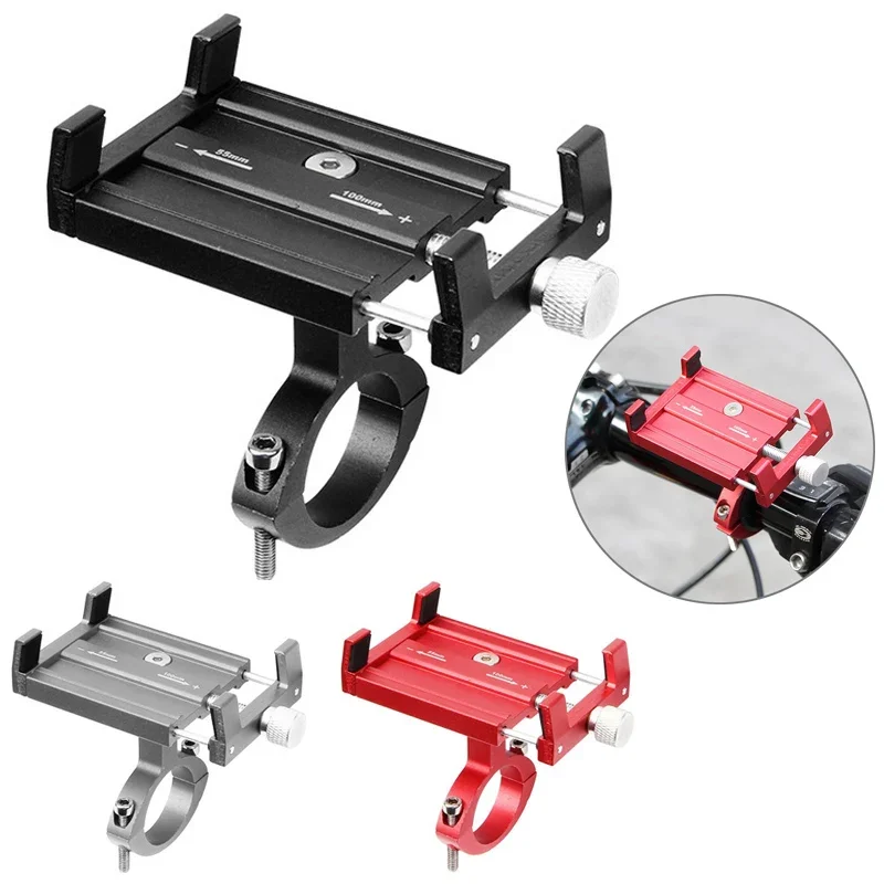 Untoom – support de téléphone portable de vélo en métal, pour iPhone Xiaomi Samsung, montage universel sur guidon de moto