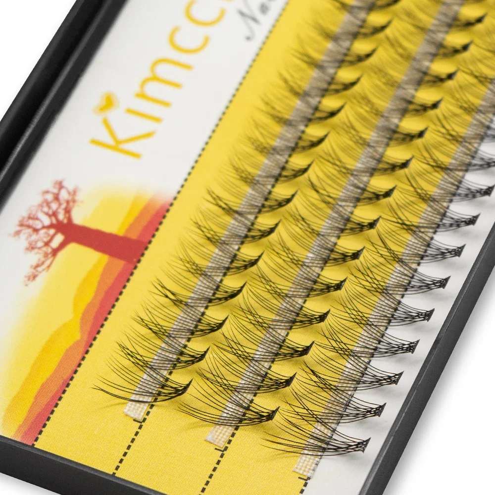 Kimcci 60knots/Case Naturalne sztuczne rzęsy do przedłużania makijażu 12D Mink Individual Faux Eye Lashes Profesjonalne sztuczne rzęsy do przeszczepu rzęs — zdjęcie 2