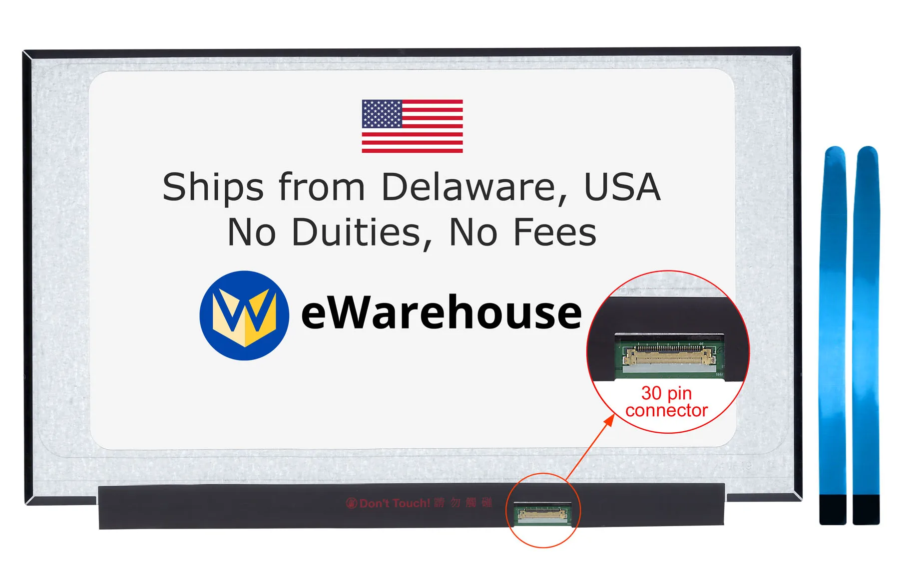 B156XTN08.0 H/W:0A HD 1366x768 30pin Matte LCD LED Screen Display + Adhesive Tape