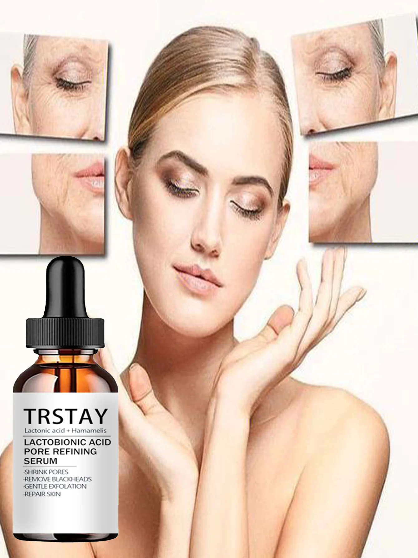 Moisturizing Anti Wrinkle Serum Tighten Pores Rejuvenate Skin for All Skin Types Youthful Glow Smooth Texture Advanced Formula D - Image 6
