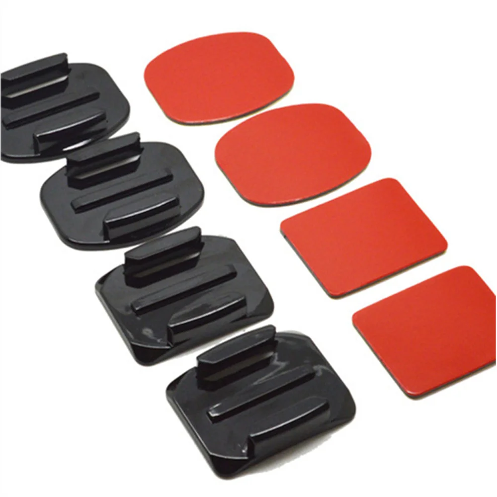 For GoPro Helmet Double-sided 3M Adhesive Sticker Mount Fixed Base For GoPro Hero 13 12 11 10 9 DJI Action 4 3 Insta360 X4 X3