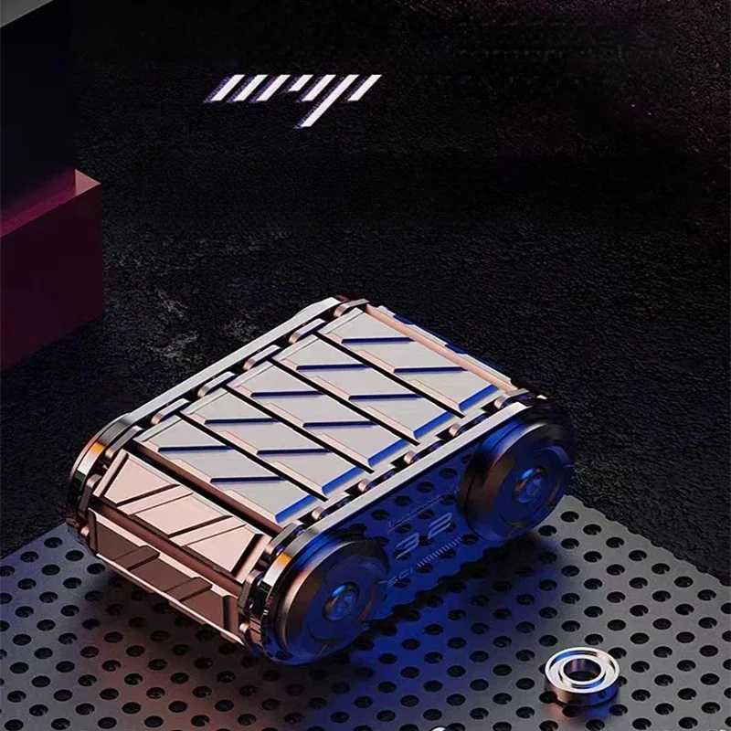 Cool Tank Fidget Roller autisme tdah métal EDC Fidget jouets bureau jouets anxiété soulagement du Stress jouets adulte cadeau