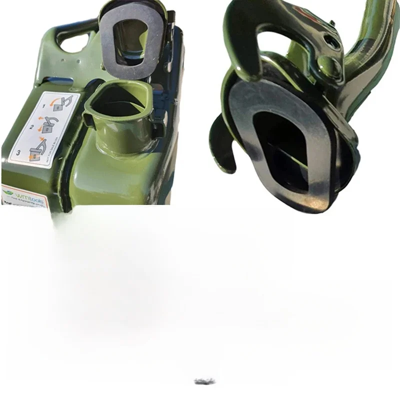 Jerrycans en métal et caoutchouc doré, anneau d'étanchéité, bec verseur, buse flexible, banc de carburant, joint, 5 L, 10/20 L, 2 pièces