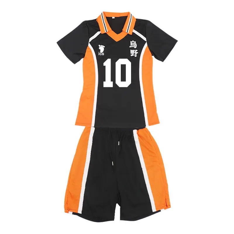 Haikyuu!! 4 Styles Sets Anime Haikyuu Cosplay Costume Karasuno Nekoma High School Volleyball Club Sportswear Jersey Sets Uniform