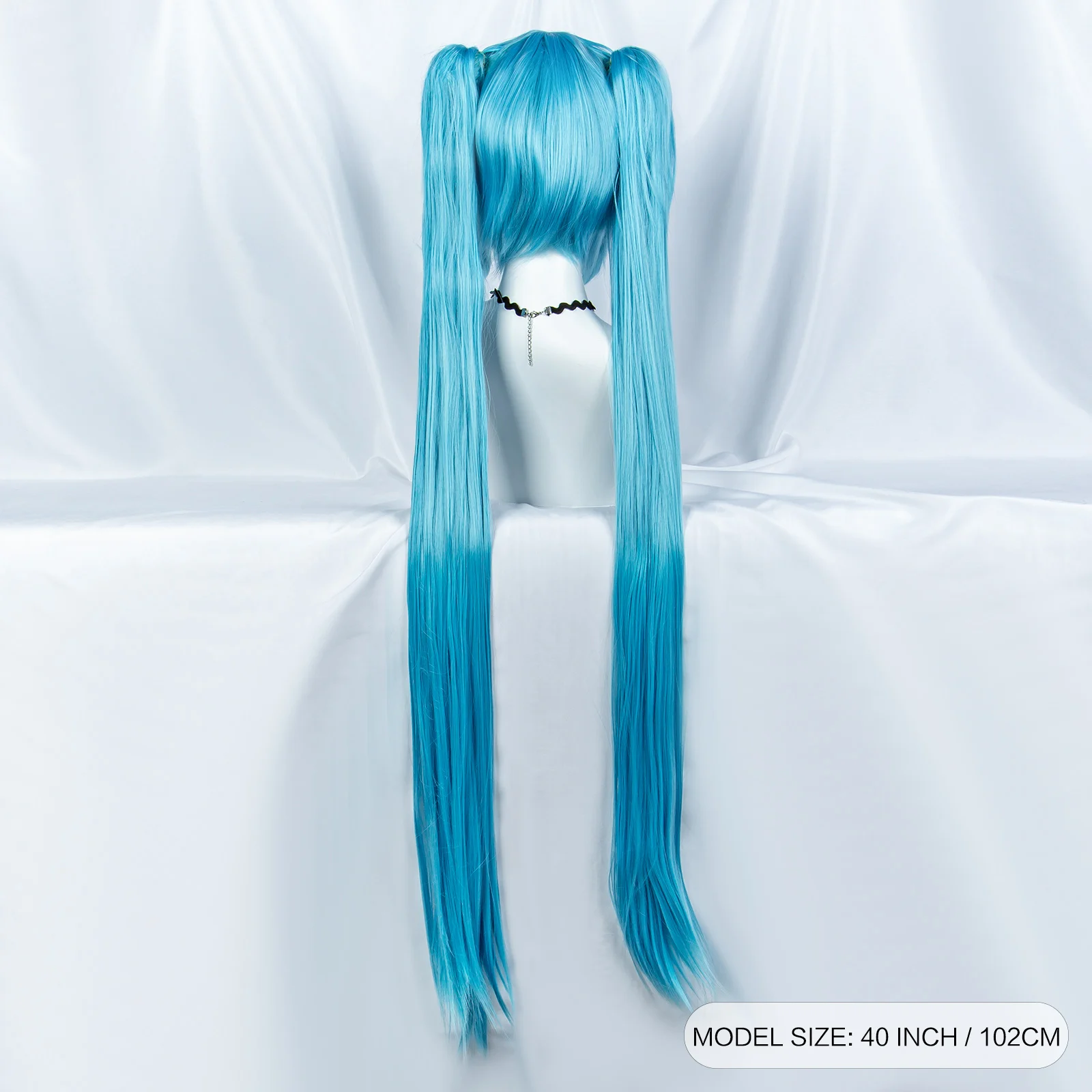 Utimate Cosplay Hatsune Miku Animal Hatsune Cos Wig Blue Jams Clamp Pers Ponytail Sakura Cosplay Wigs