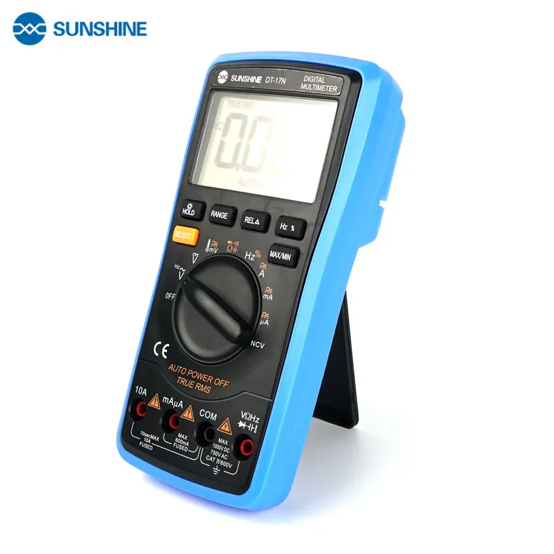 SUNSHINE DT 17n Multimeter Range LCD Display Multimeter Auto Digital Multimeter is 35/6 Automatic Digital Instrument Tester