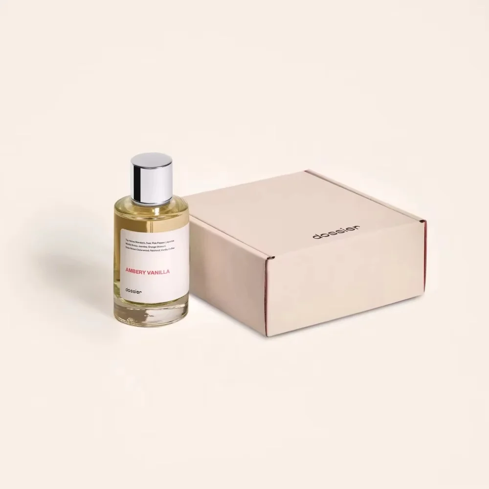 

100ML Dossier Ambery Vanilla EDP | Inspired by Black Opium Cologne, Natural Floral Fruity Long-Lasting Aroma