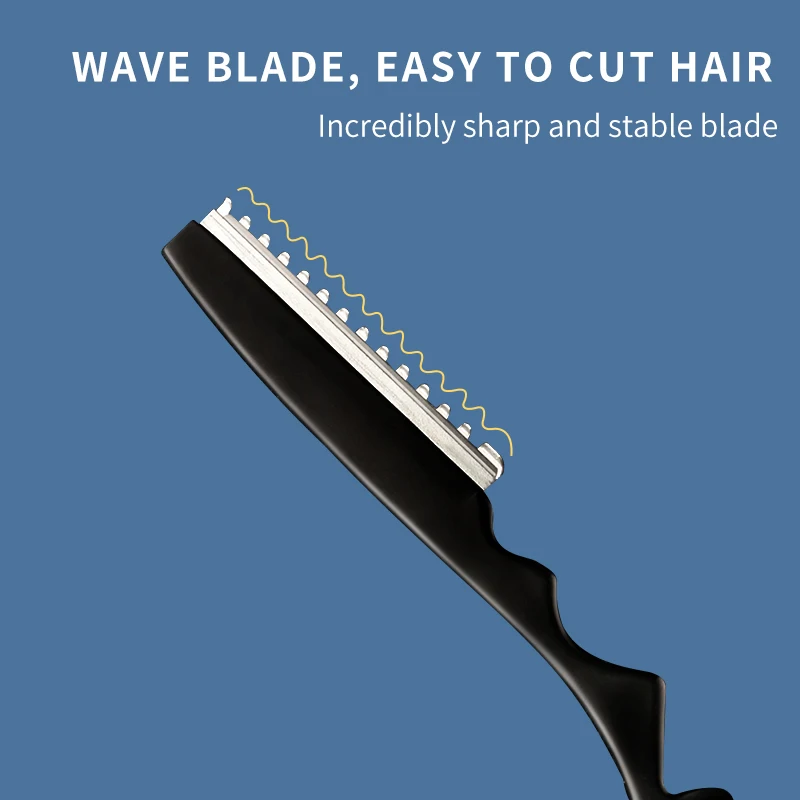 Happy Barber Razor Professional Barber Thinning Razor Finger Ring Hair Shapers Thinning Razor Hairdressing Hair Styling Razors