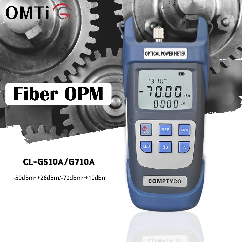 

Original CL-G510A/G710A-50dBm~+26dBm/-70dBm~+10dBm OPM Fiber Optical Power Meter SC/FC Connector FTTH Cable Tester Big Sell