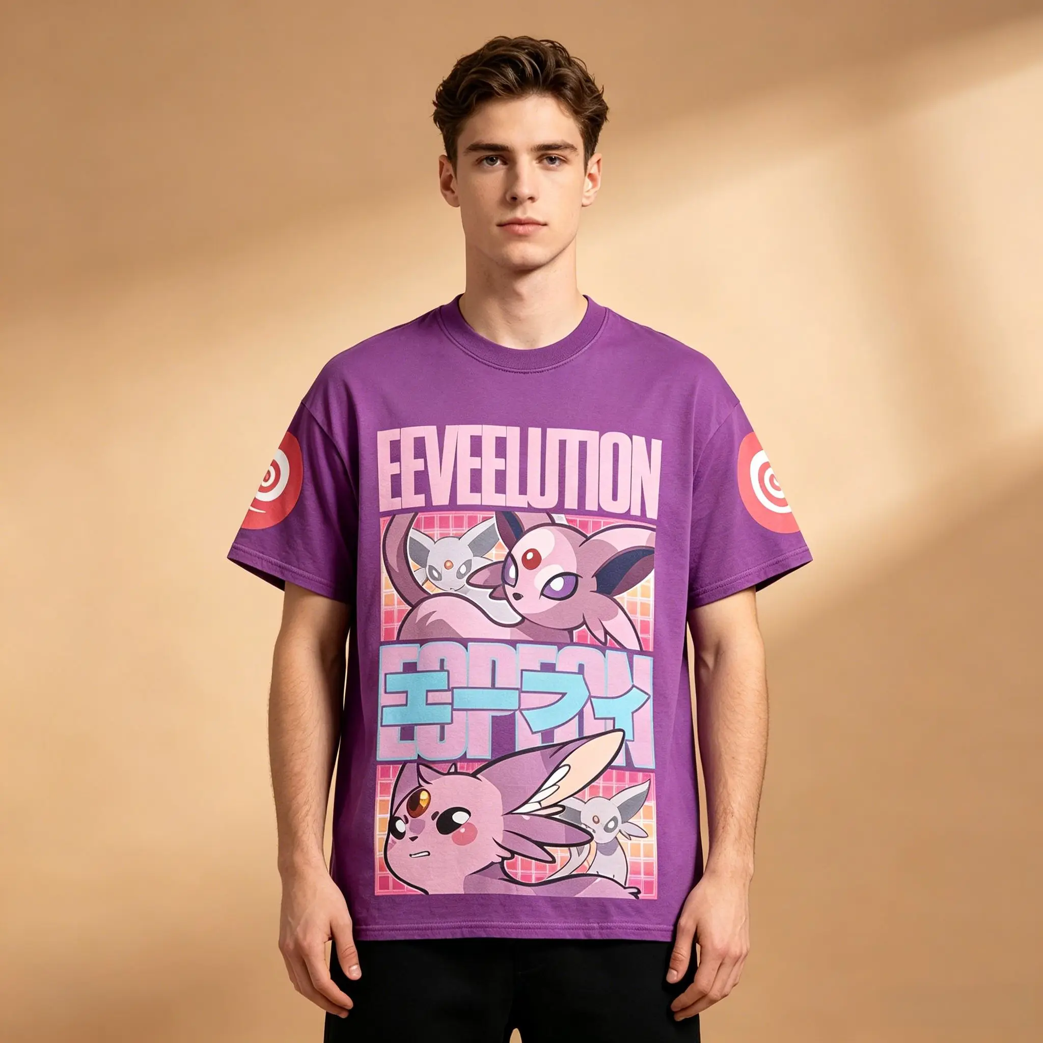 camiseta-masculina-com-estampa-de-anime-base-roxa-estampa-do-pokemon-espeon-eeveelution-tipo-psiquico-manga-curta-macia-respiravel-para-otakus-no-dia-a-dia
