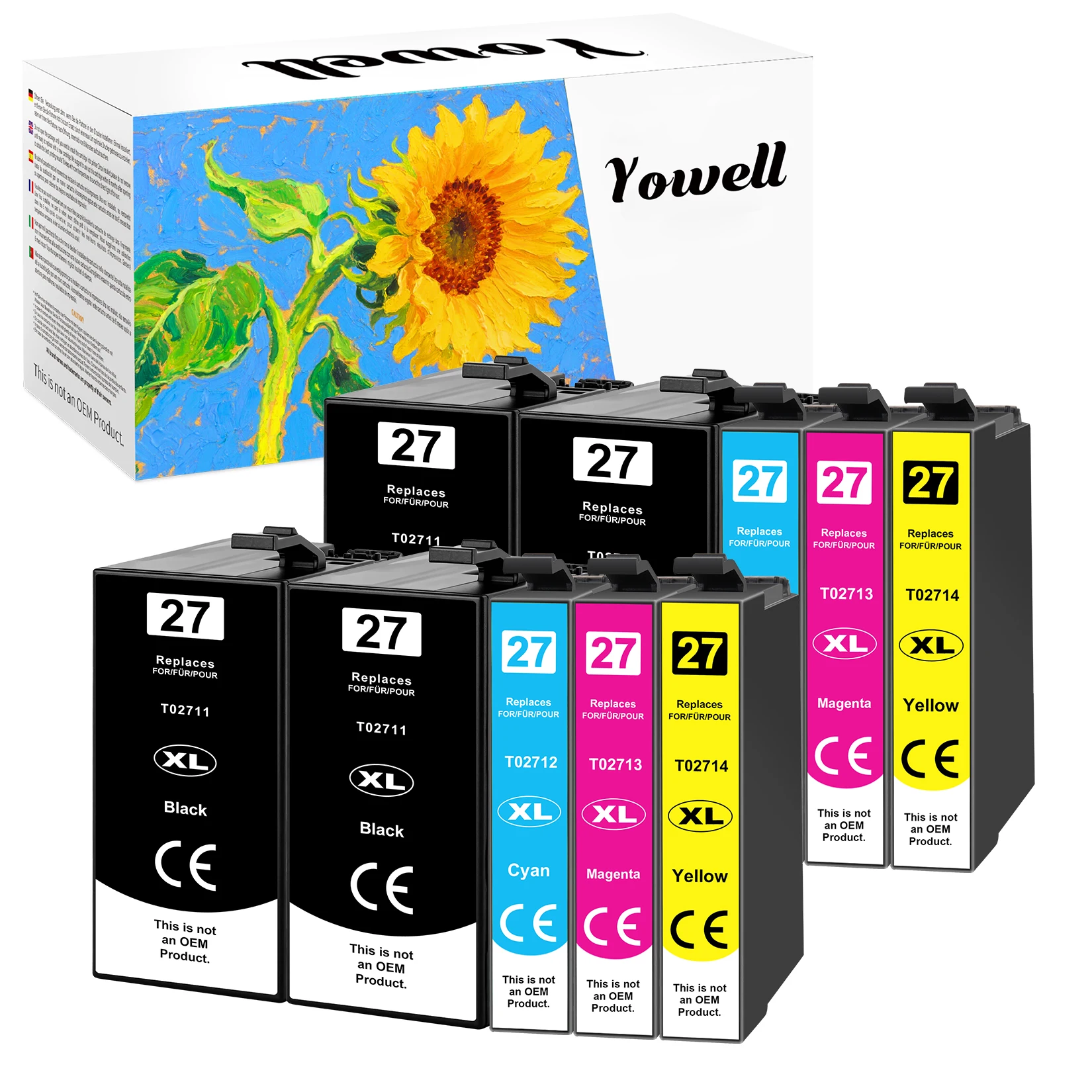 Yowell T271X T2711 T2712 T2713 T2714 Kompatible Tintenpatronen für WF-3600 Serie WF-3620 DWF WF-3620 WF WF-3640 DTWF – Detail 1