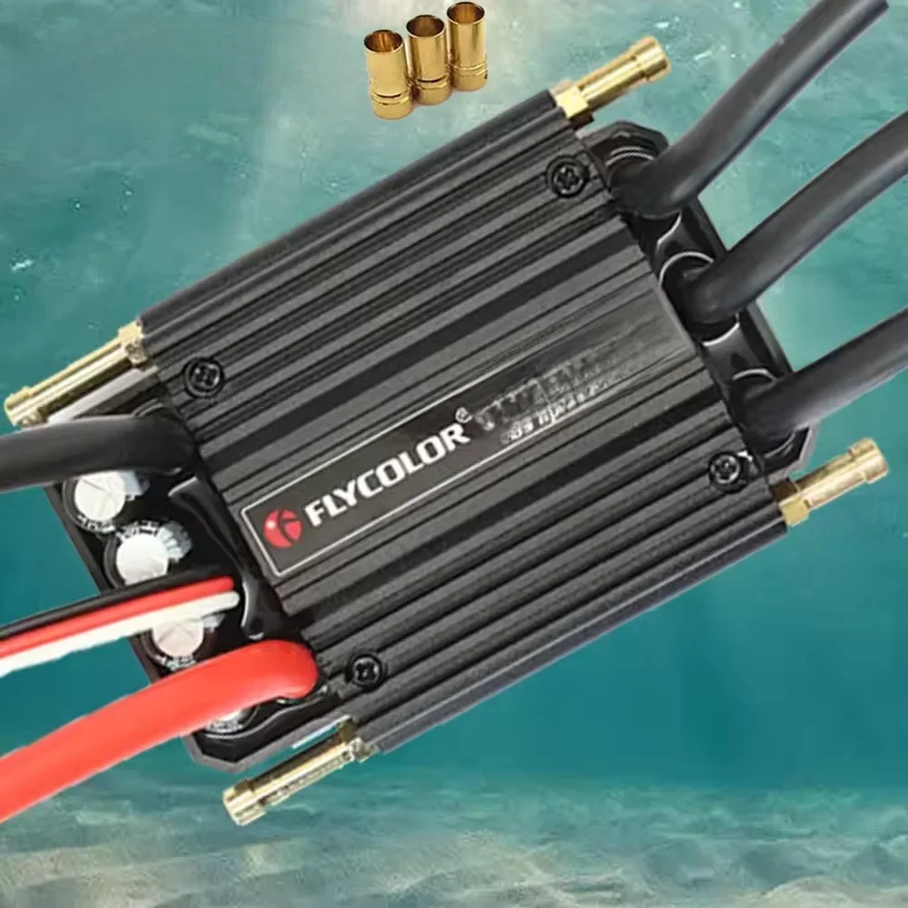 Originele Flycolor 50A 70A 90A 120A 150A Borstelloze ESC Snelheidsregelaar Progaming Kaart 2-6S Lipo BEC 5.5V/5A voor RC Boot - afbeelding 2