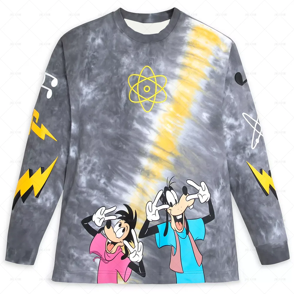 Camiseta de la película Disney A Goofy, camiseta de manga larga para adultos, camiseta de calle bonita y a la moda para mujer, camisetas de viaje de Disney
