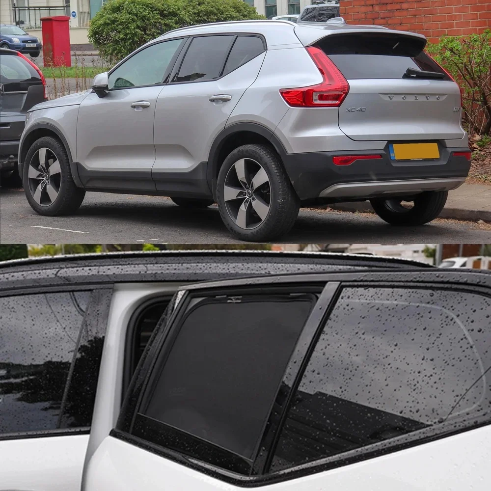 Voor Volvo XC40 XC40 2018-2022 2023 2024 Magnetische Auto Zonnescherm Voorruit Gordijn Achterzijde Baby raam Zonnescherm Vizier - afbeelding 2
