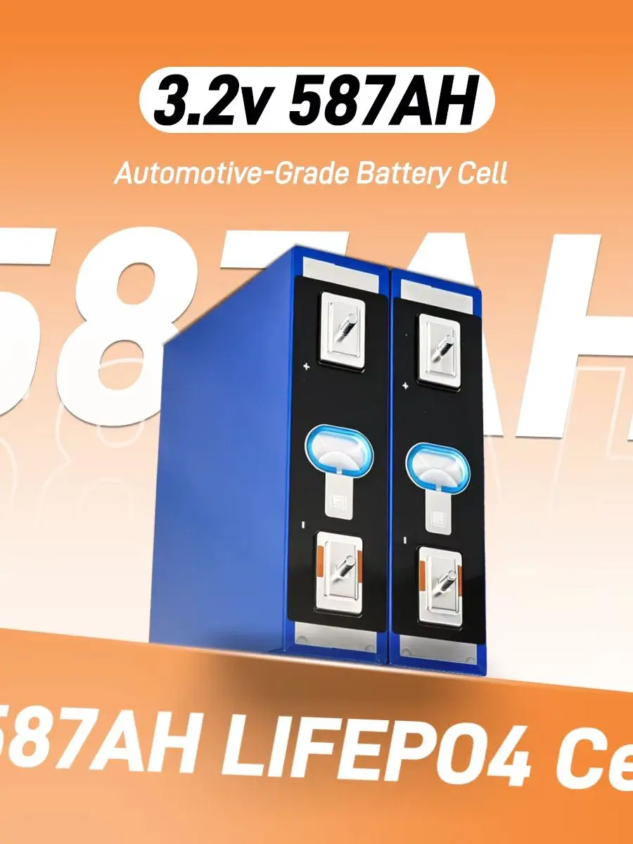 Foursun CATL 587Ah LiFePO4 Batterie 3,2V Klasse A 12000 Zyklen DIY 12V 24V für Solarenergiespeicher Wohnmobil Camper