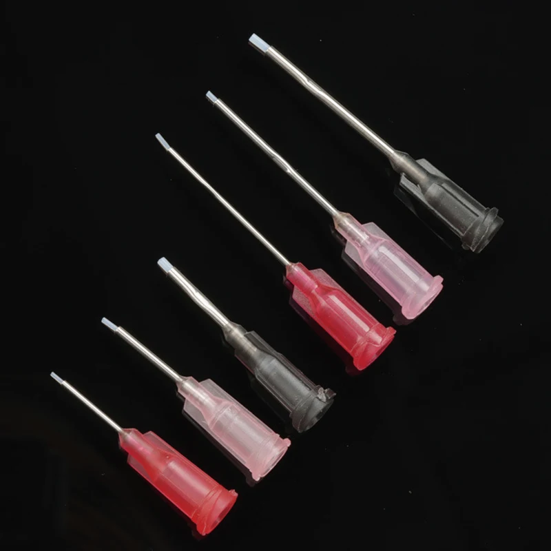 10/20/50pcs 20G 25G 27G Teflon Needle Tip Anti-scratch Instant Drying Glue Dispensing Needles