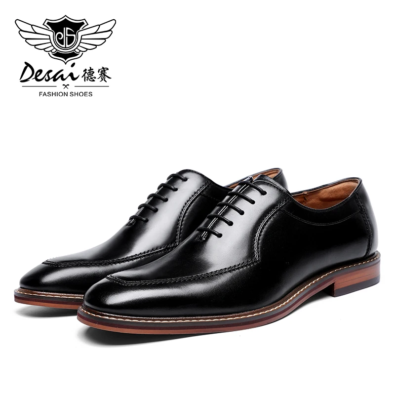 Men Genuine Leather Shoes Wedding Bride For Formal Party Dress OEM Italian Men Shoes Large Size Casual Soft Casual 2020