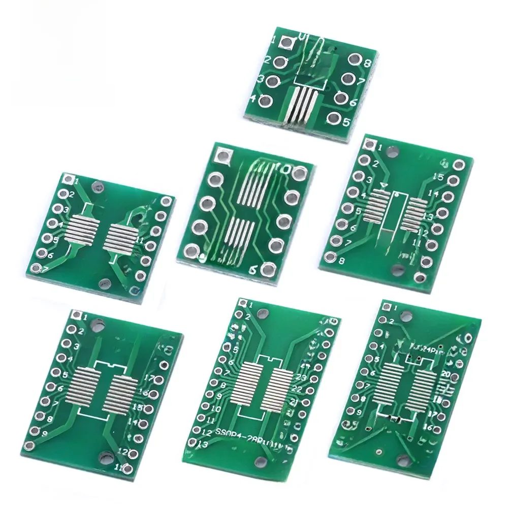 SOP8 SOP10 SOP14 SOP16 20 24 28 56 z kolei DIP/SMD, aby zanurzyć adapter IC gniazdo TSSOP SOIC SSOP płytka drukowana za pomocą tego narzędzia online bez płyta 0.65mm 1.27mm — zdjęcie 2