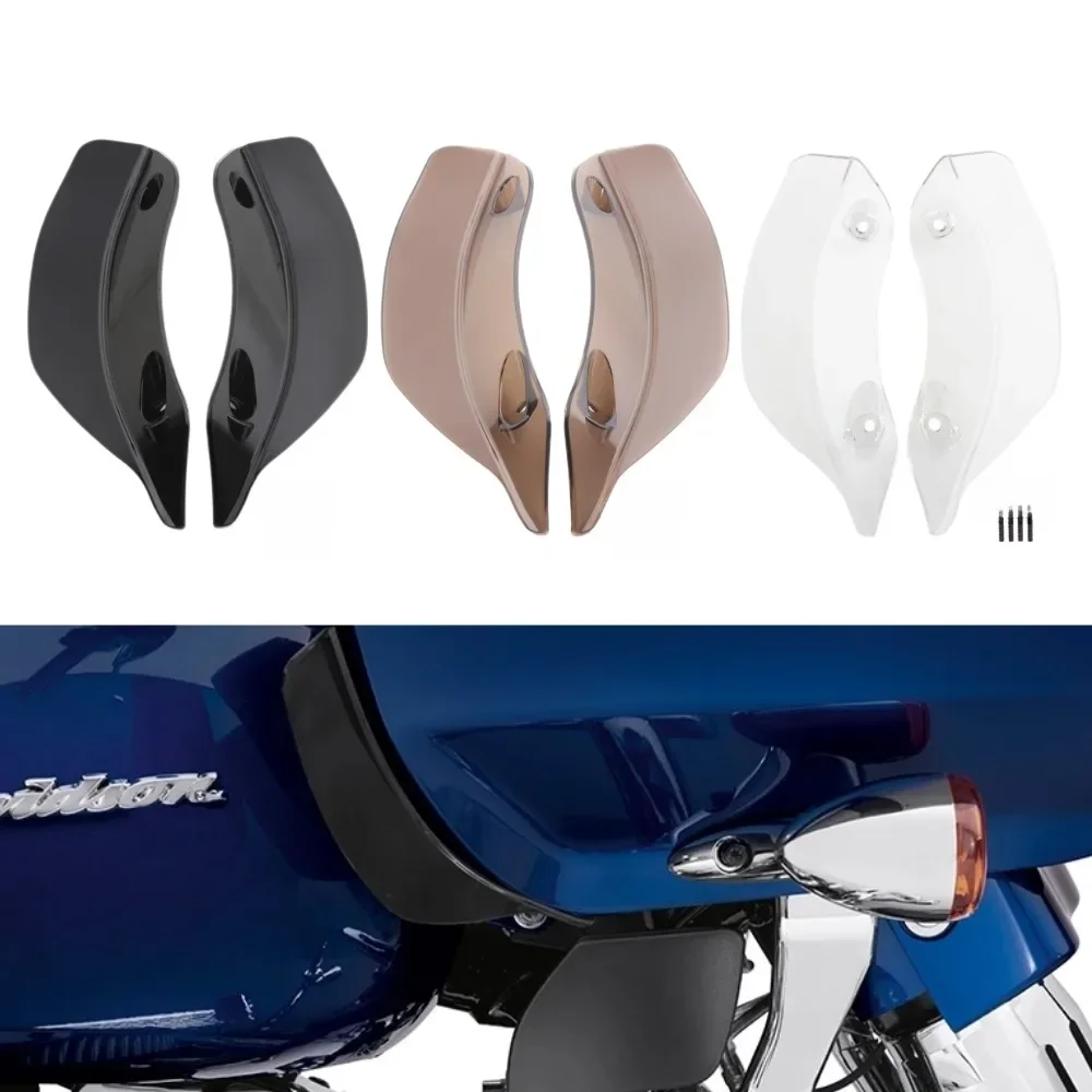 Motocykl Batwing Fairing górny akcent deflektor powietrza deflektor wiatrowy szyba przednia dla Harley Road Glide FLTRX FLTRXS FLTRUSE 15-Up — zdjęcie 2