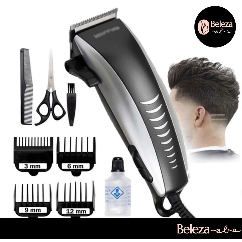 Professional Shaver Hair Clipper Beard Trimmer 9 PCs Electric Shaver 110V Free Shipping