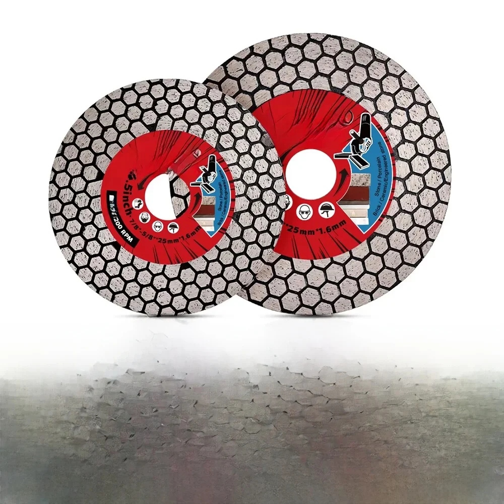 D115mm/125mm diamentowe ostrze diamentowa tarcza tnąca płytka ceramiczna porcelana marmur piła tarczowa do cięcia kamienia szlifierskiego — zdjęcie 2