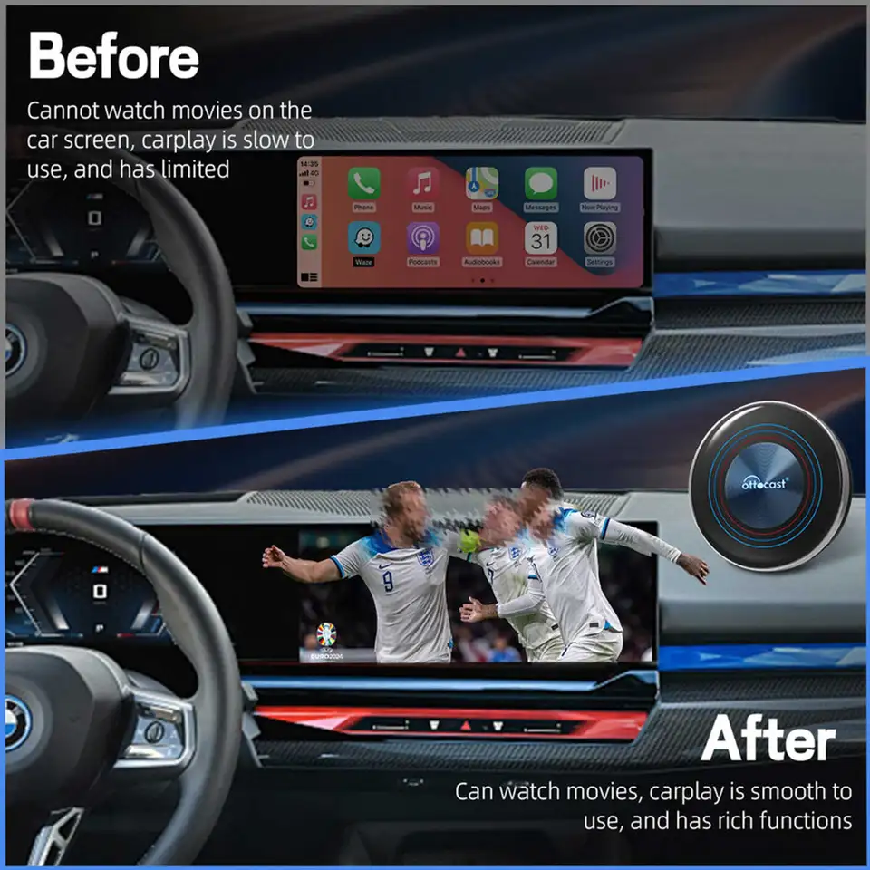 OTTOCAST i3 カーアイボックス Android13 CarPlay対応