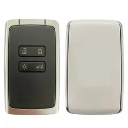 CN010065 For R-enault Megane 4 Talisman 4 Buttons ORIGINAL Smart Card 433 MHz Transponder AES Chip Keyless GO