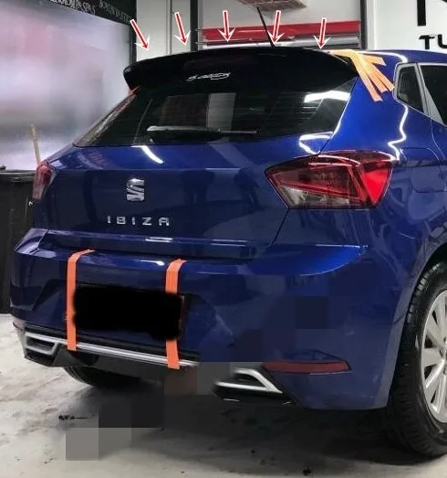 Für Seat Ibiza 2018 Und Später Modell Spoiler --- Faser Zubehör Auto Auto Rocker Stilvolle Seite Röcke Diffusor Chrom Außen