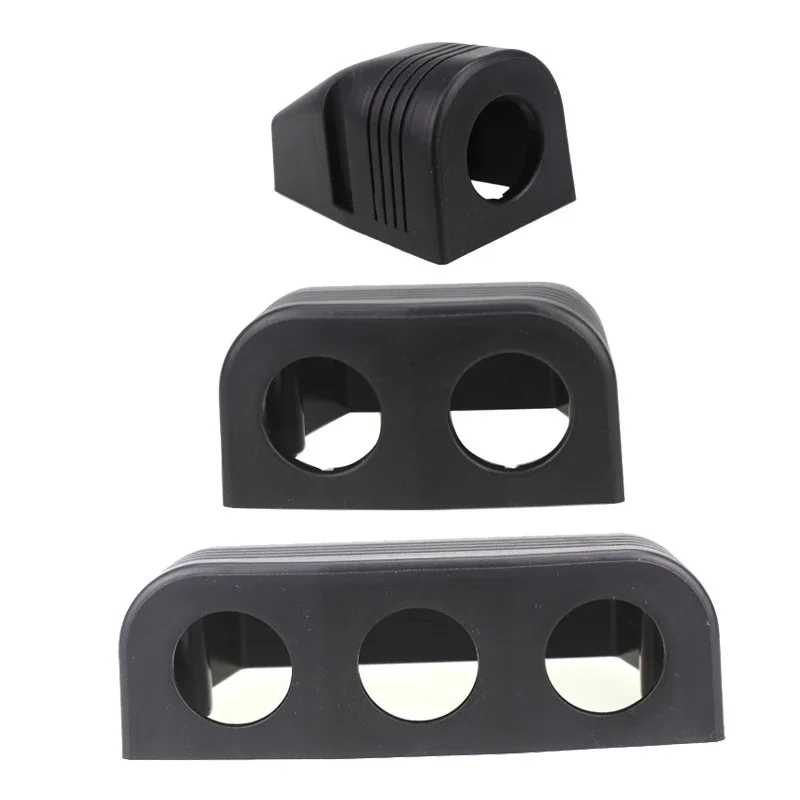 Base de tente de prise USB de voiture, 1/2/3 trous, voltmètre/allume-cigare, Base de couverture de prise de courant pour camion moto bateau ATV