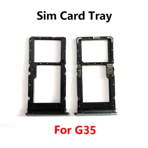 Bilashmart Motorola Moto G35 Sim Card Slot Tray Holder Sim Card Reader Socket Replacement Parts