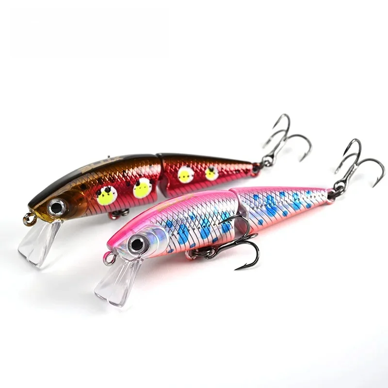 BLUX DR. Minnow Joint 50S Swimbait 50mm 3.2g Tonący wobler Przynęta wędkarska Sztuczna twarda przynęta na szczupaka Bass Trout — zdjęcie 2