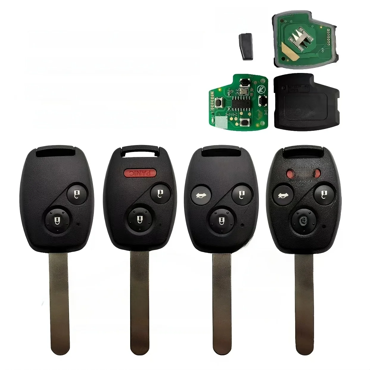 Jingxin – clé télécommande de voiture à puce ID46, 313.8/315/433.92Mhz, pour Honda Accord Element CRV HRV Civic G8D-382H/384H/380H-A de 7e génération